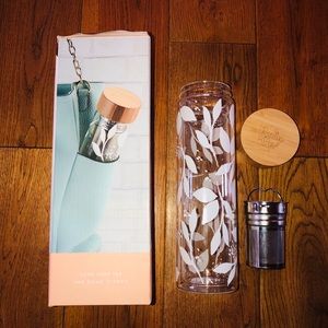 Pinky Up Blair Glass Travel Infuser Mug